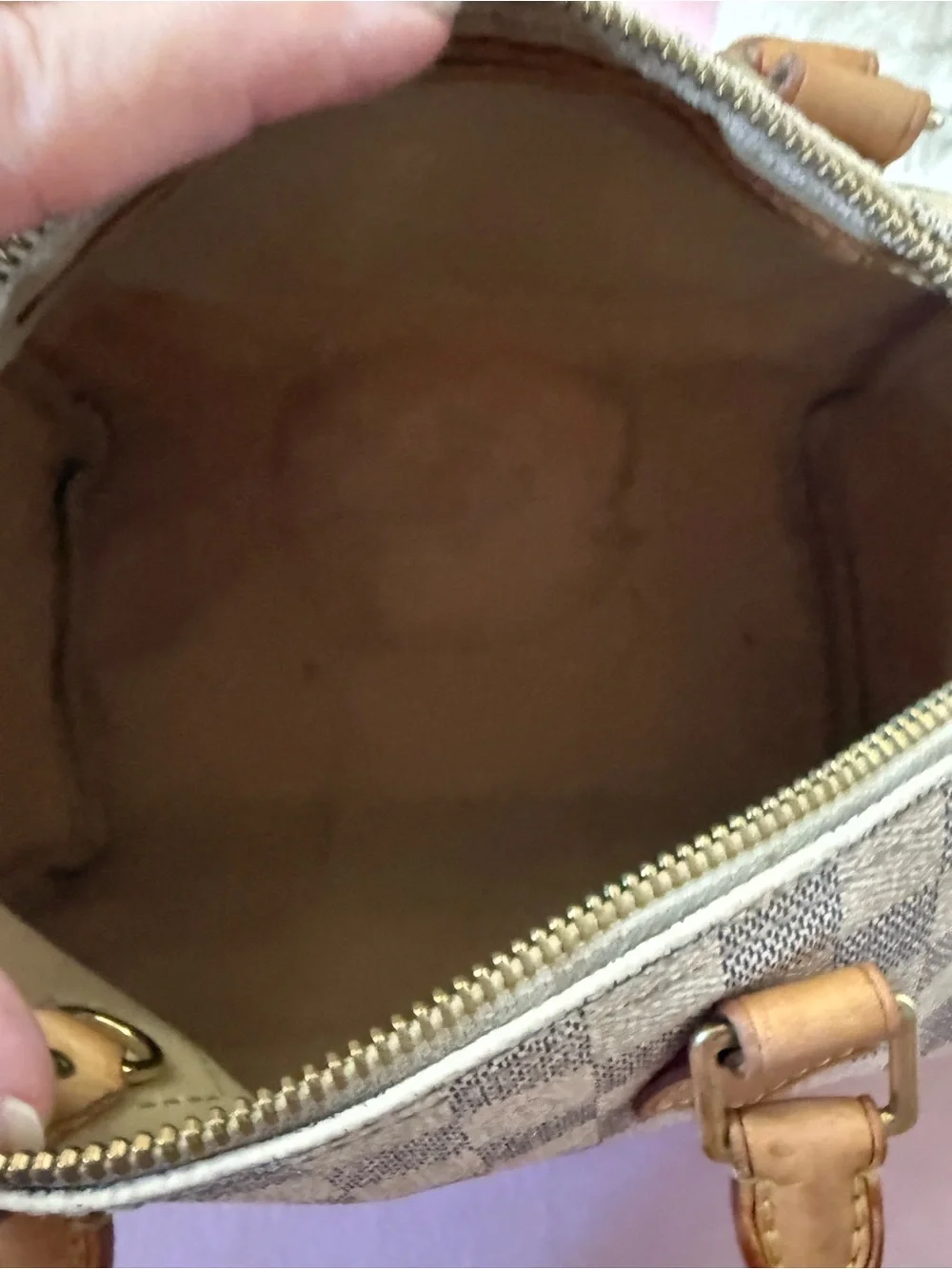 💯Authentic! Louis Vuitton LV Damier Azur Speedy 25.